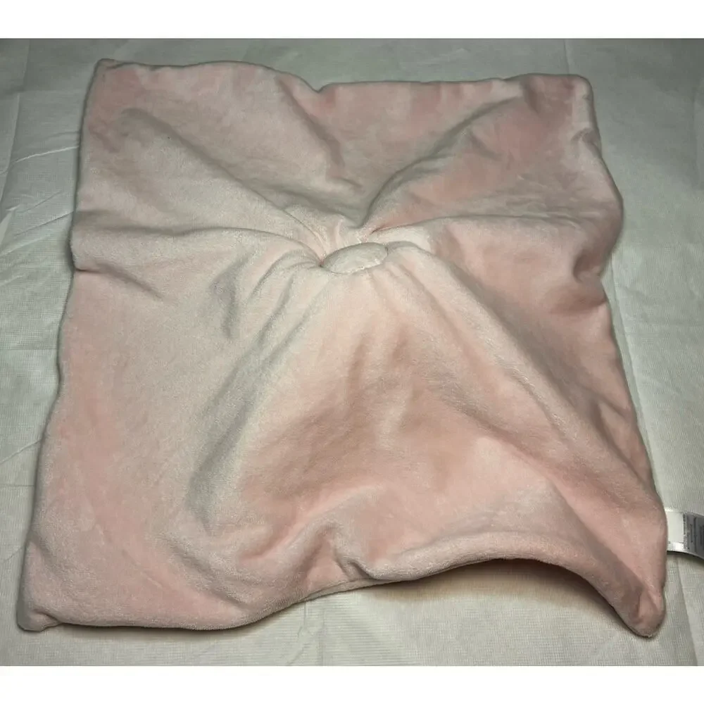 Carters Pink Bunny Lovey Baby Security Blanket Floral Ears Plush 2024